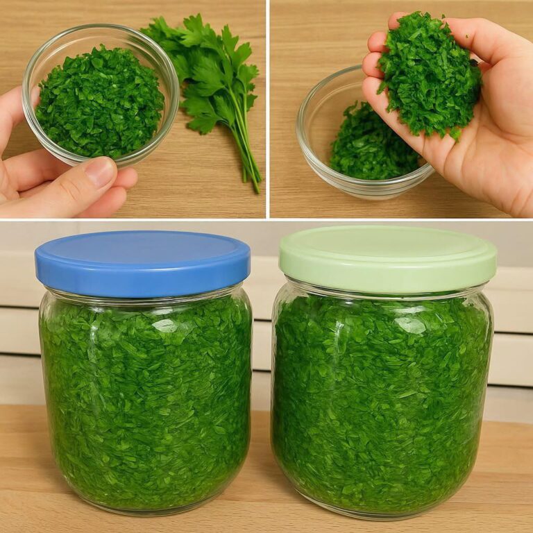 I consigli efficaci di mia nonna per mantenere il prezzemolo e il coriandolo freschi più a lungo