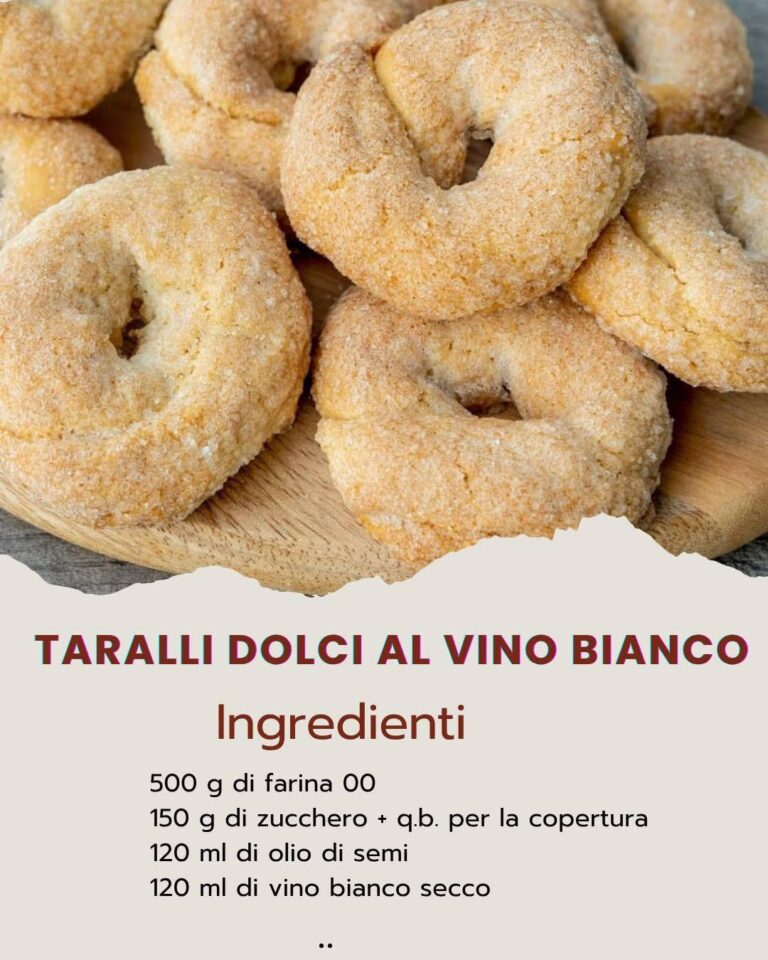 Taralli dolci al vino bianco