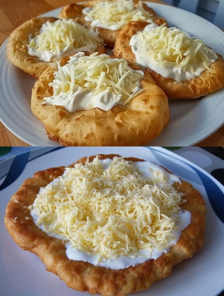 Lángos ungheresi: croccanti fuori, soffici dentro!