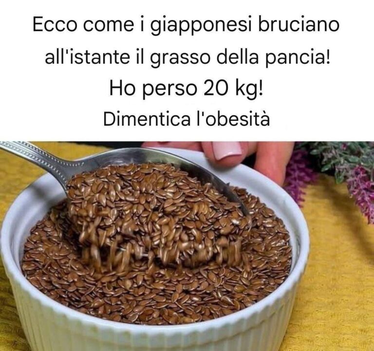 Ecco come i giapponesi bruciano all’istante il grasso della pancia! Ho perso 20 kg! Dimentica l’obesità