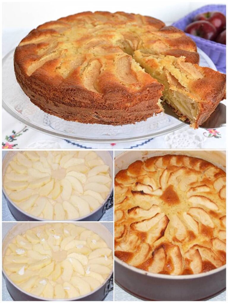 Deliziosa torta di mele con cannella nell'impasto