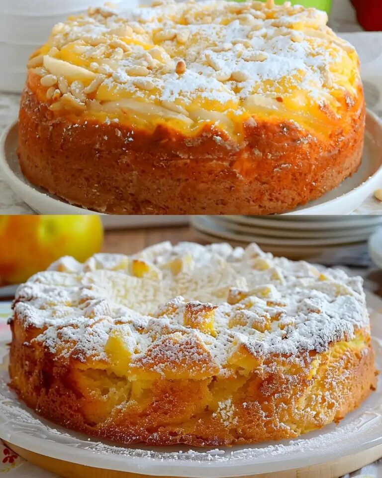 Ricetta della torta di mele svizzera con crema pasticcera