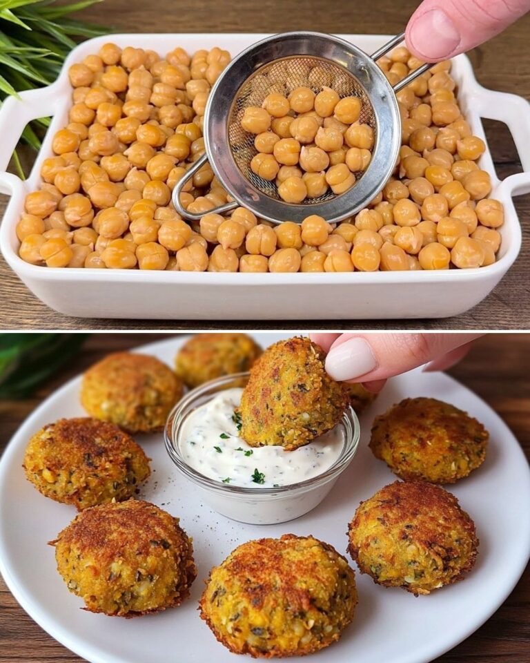 Frittelle di ceci mediterranee