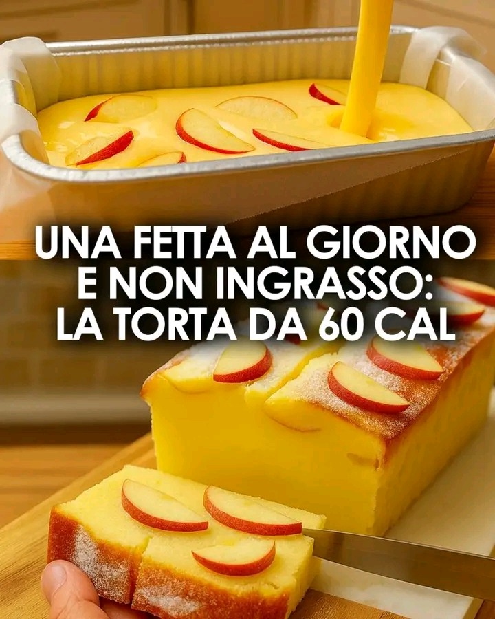 Tortina Light con 1 Uovo e 1 Mela