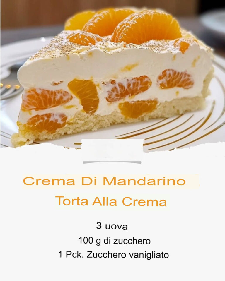 Attenzione, crea dipendenza, la torta al budino di panna acida al mandarino che tutti vogliono