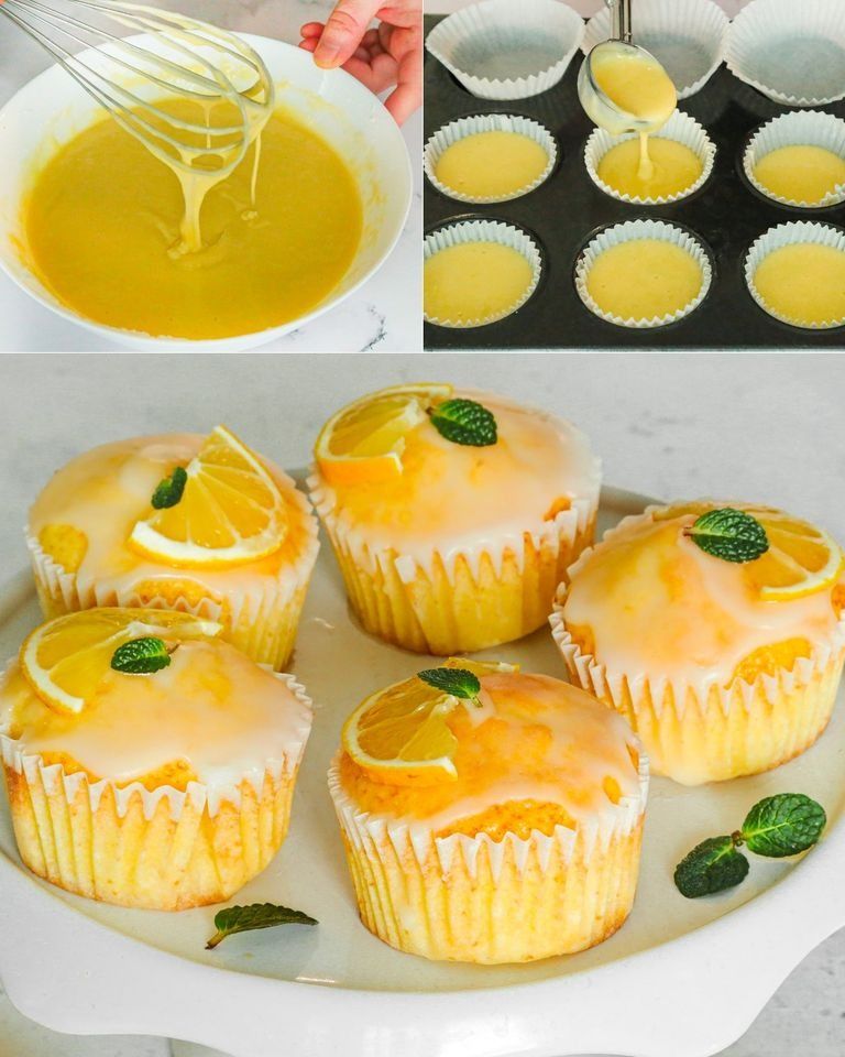 Muffin al limone: la ricetta per delle tortine glassate soffici e profumate