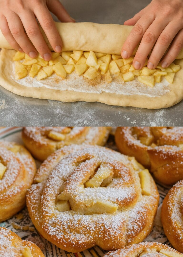 Lumache di mele super veloci con 4 mele così deliziose che le cucino due volte a settimana