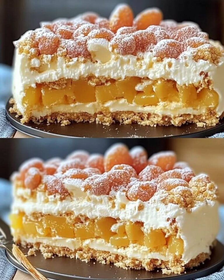 “Torta di Pesche e Crema: Un Dolce Raffinato per Capodanno