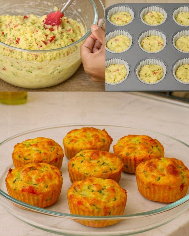 Ricetta base dei muffin salati (con zucchine)