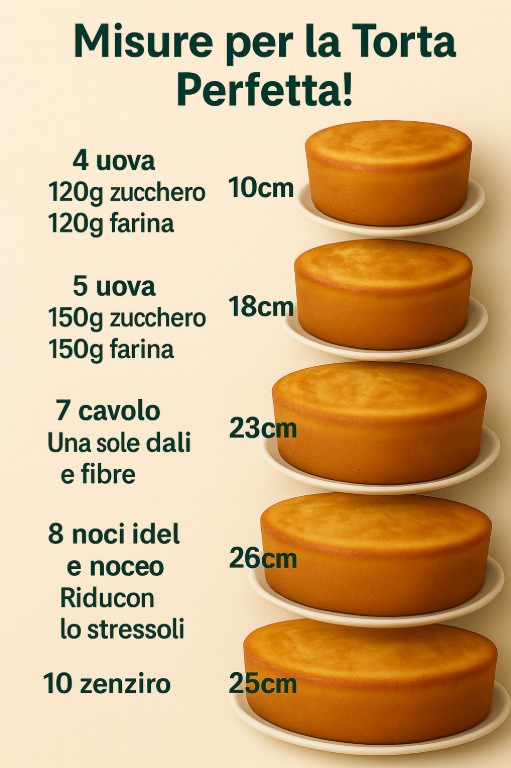 Ricetta base del pan di Spagna 🍰