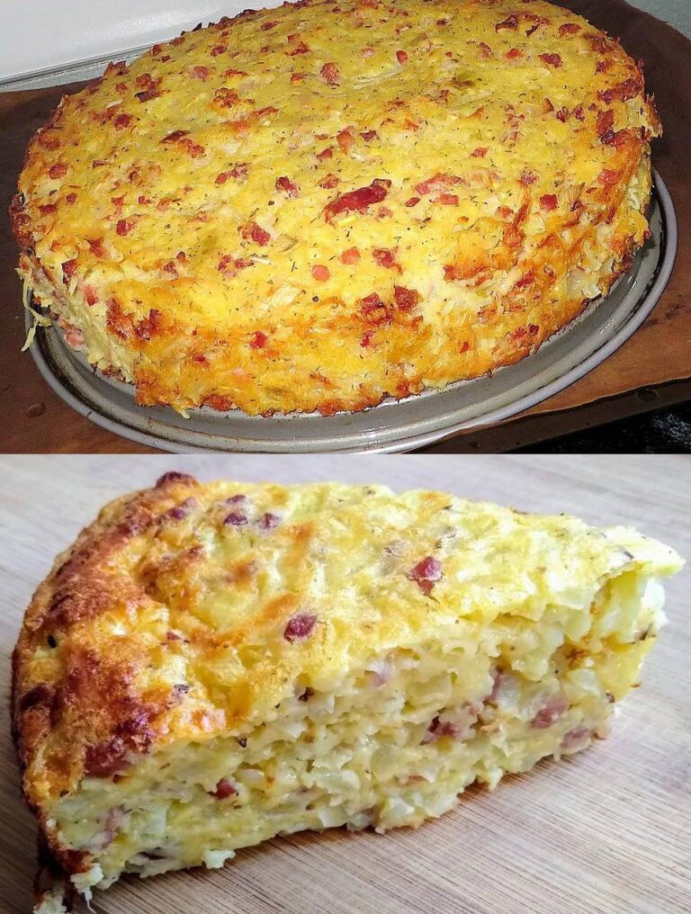 Torta di cipolle della nonna senza base, dovete assolutamente provarla!