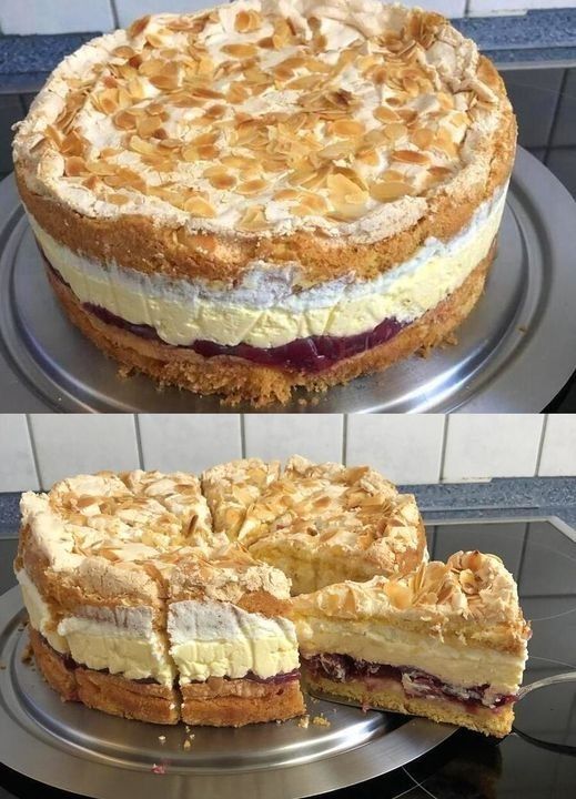 Questa è una deliziosa torta temporale con amarene