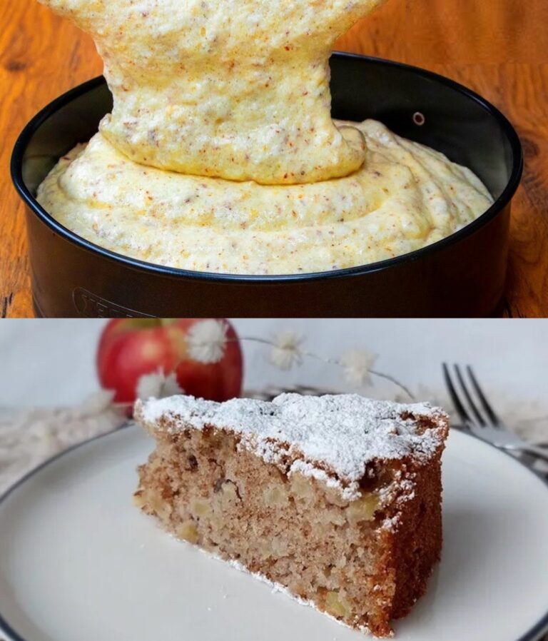 Torta di mele e cannella e noci