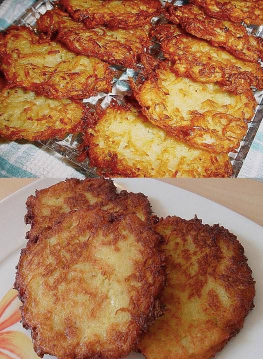 Oddio, non ho mai mangiato delle frittelle di patate così deliziose