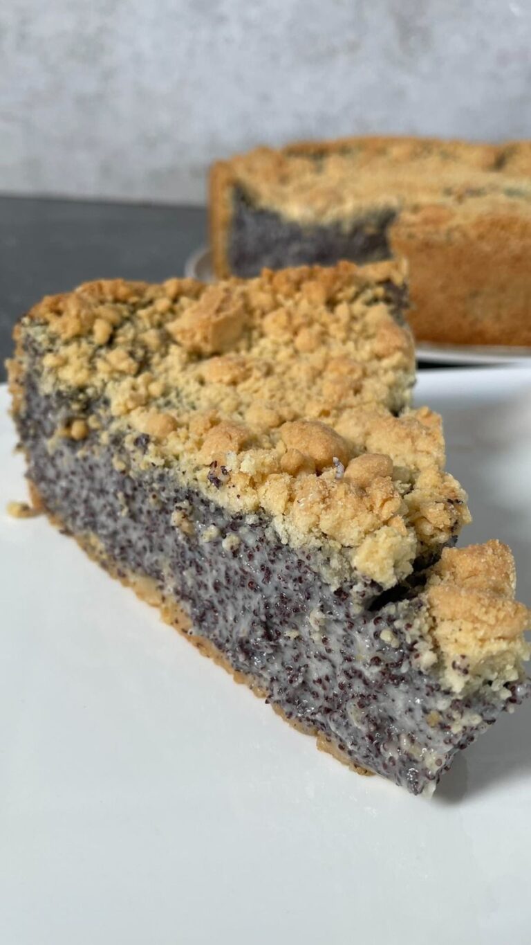 La migliore torta sbriciolata ai semi di papavero, come quella che faceva la nonna