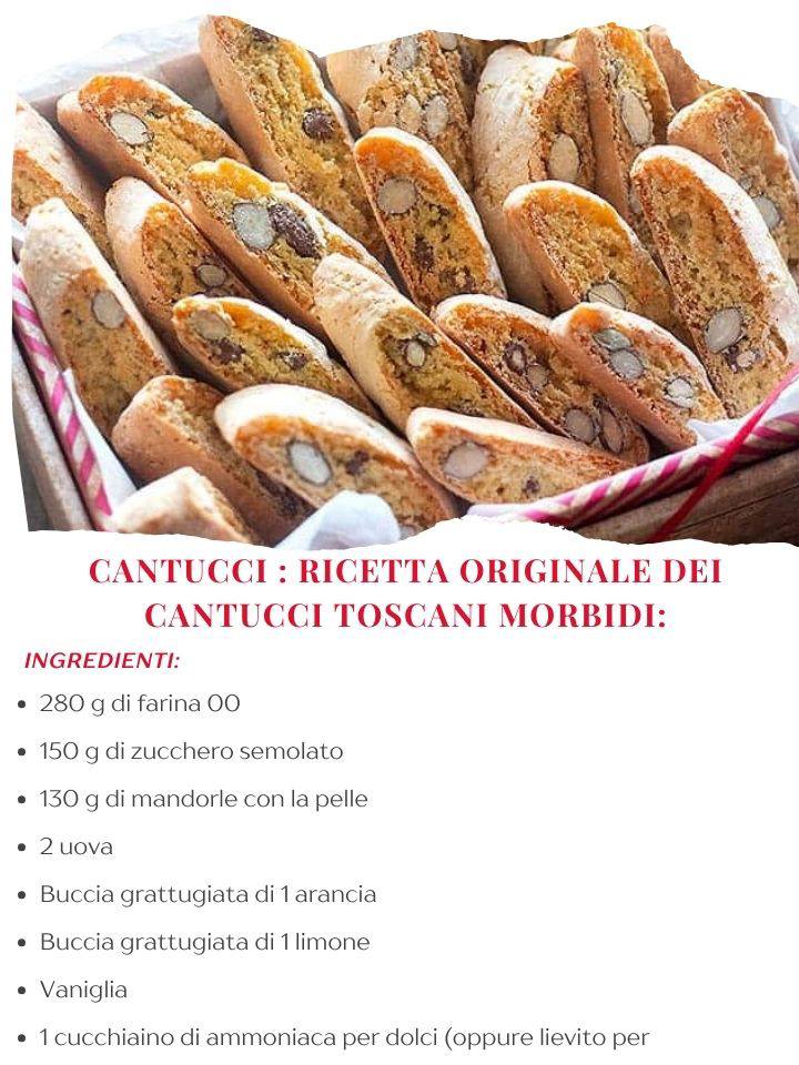 Cantucci : Ricetta originale dei Cantucci toscani morbidi