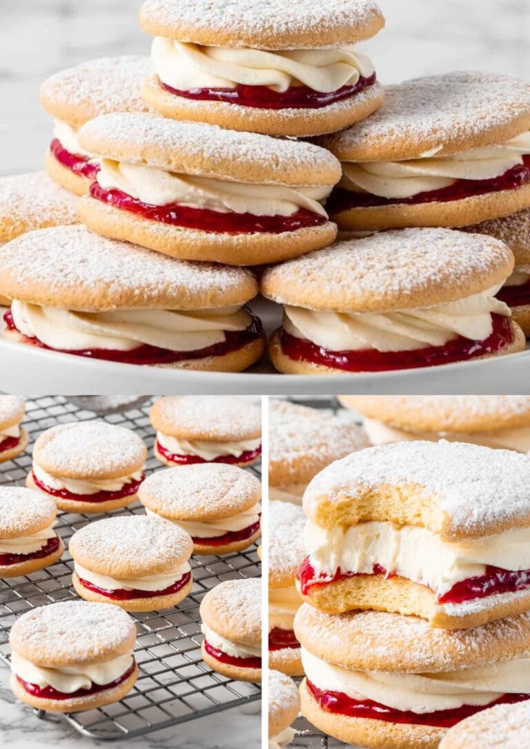 Baci di lampone con crema al burro