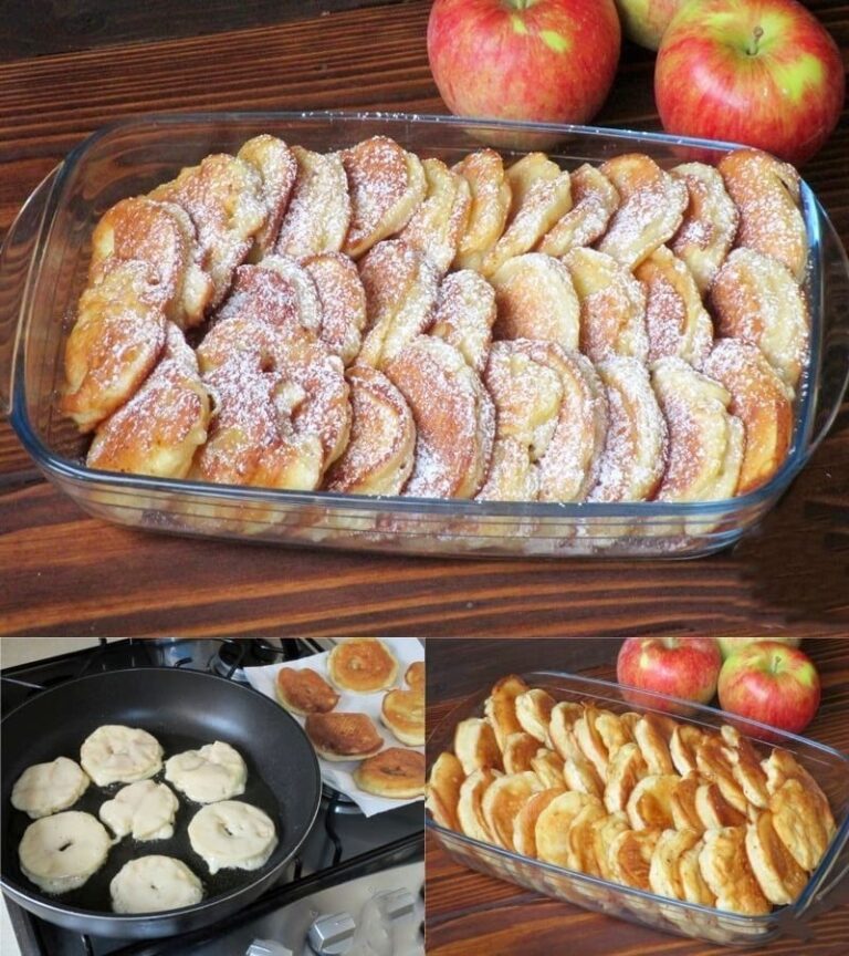 Se hai solo 1 uovo, 2 mele e un po' di farina, prepara queste frittelle di mele in 5 minuti!