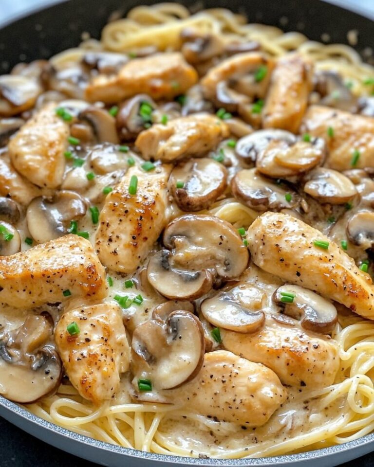 Striscioline di pollo con pasta cremosa