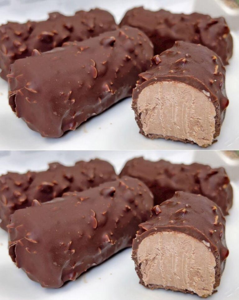 Barrette di cioccolato congelate con arachidi