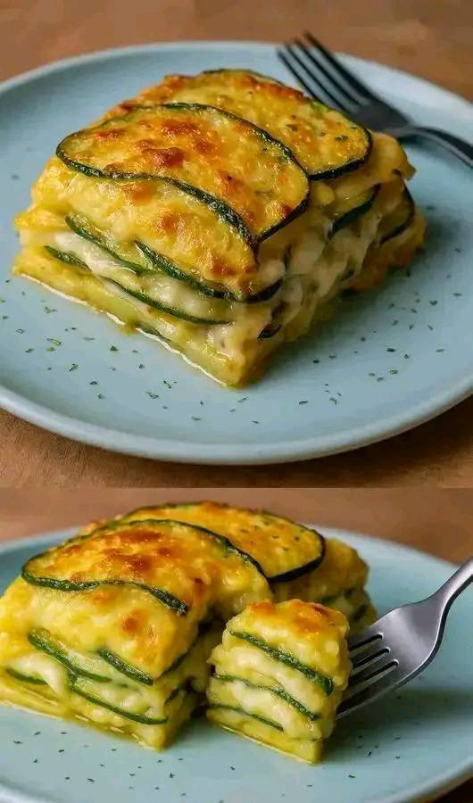 Parmigiana bianca di zucchine e patate Sfiziosa