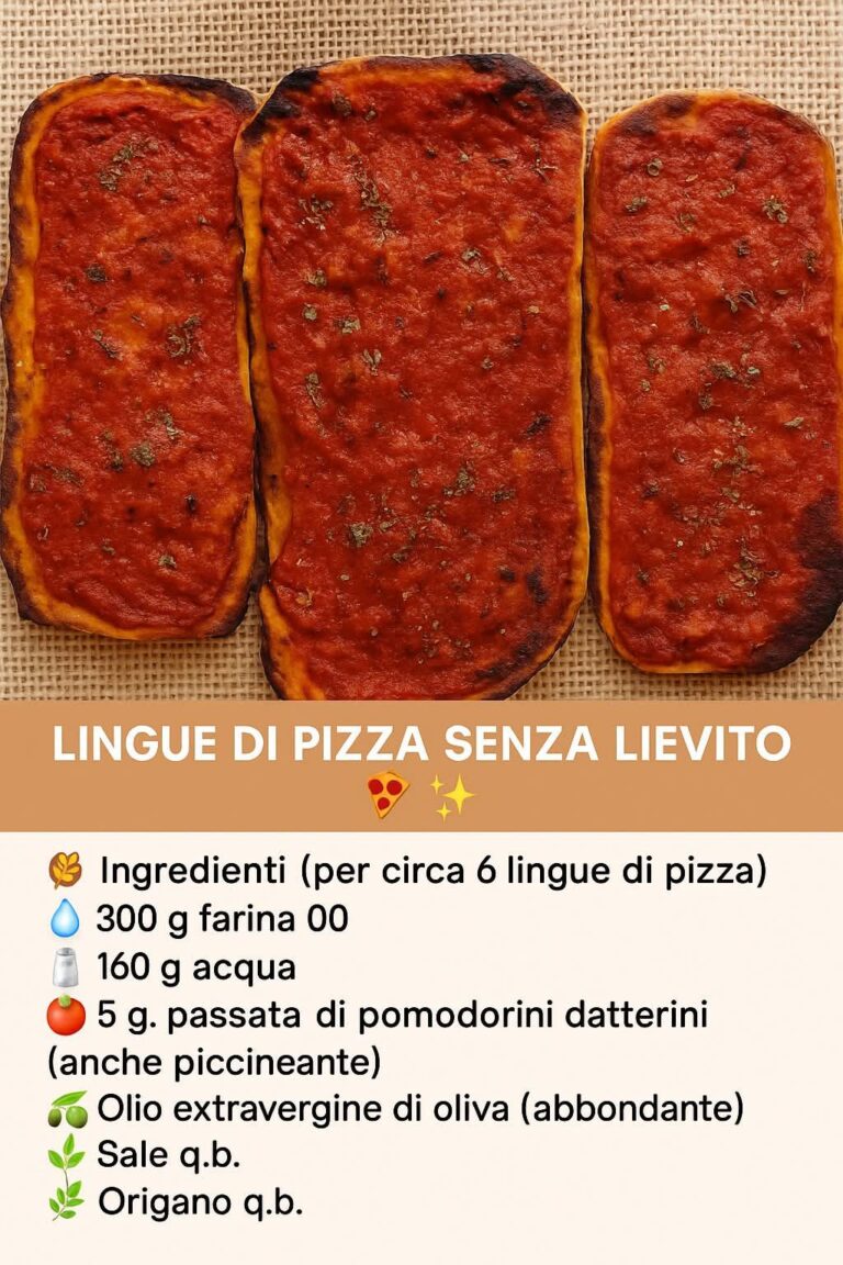 LINGUE DI PIZZA SENZA LIEVITO