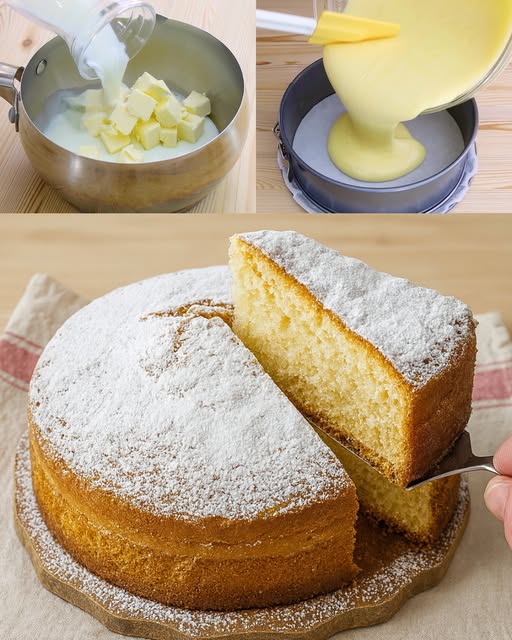 Torta della nonna soffice e profumata