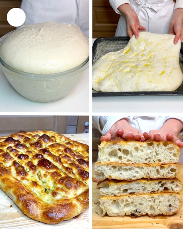 Come fare la focaccia con lievito madre: la ricetta originale con lievito molto delicato e a lenta fermentazione