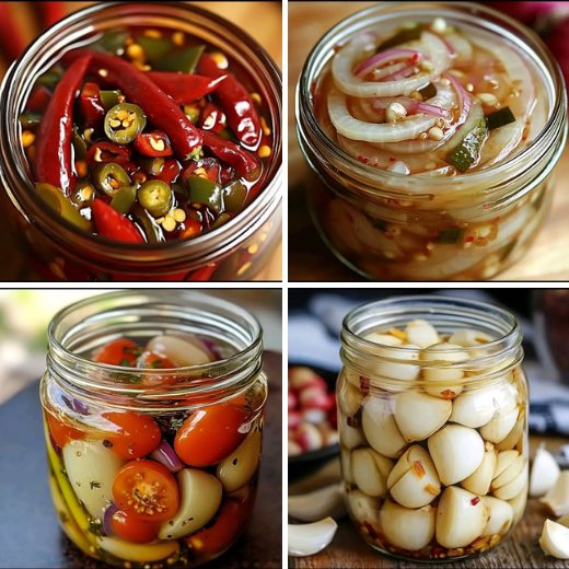 Vi darò 4 eccellenti ricette segrete per sottaceti
