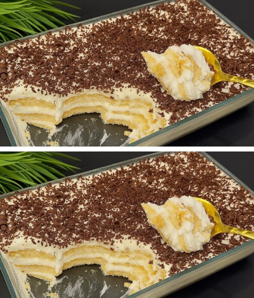 Dessert pronto in 5 minuti! Senza forno, senza burro e senza formaggio!