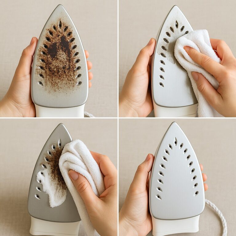 Pulizia del ferro da stiro! Bastano solo 30 secondi