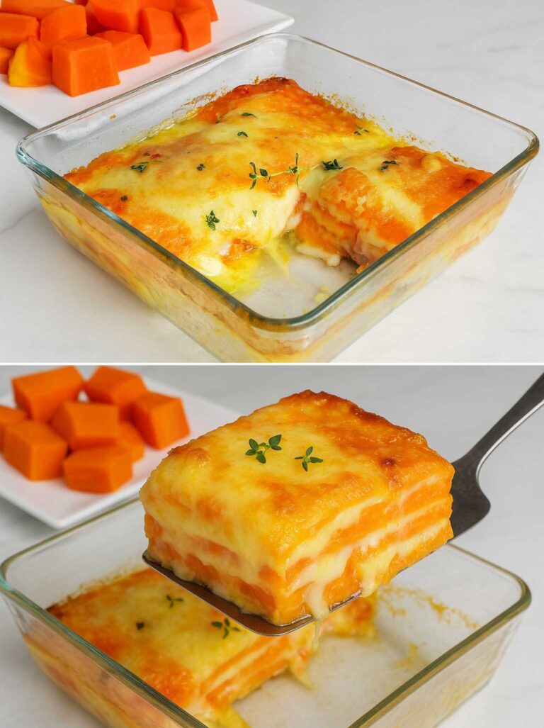 Parmigiana di zucca, per una cena deliziosa, veloce e con poche calorie. Solo 250 Kcal!