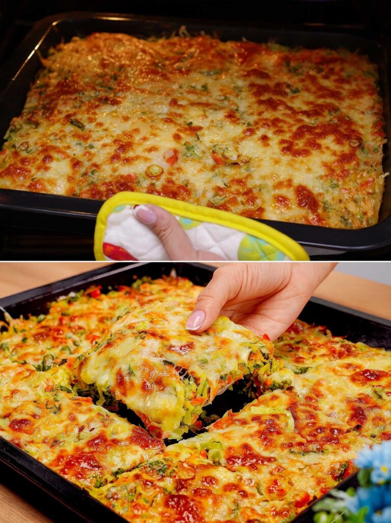 Sto seguendo una dieta ferrea e sto perdendo un bel po’ di chili, questa pizza mi ha letteralmente salvata: croccante, piena di verdure e con appena 220 calorie!