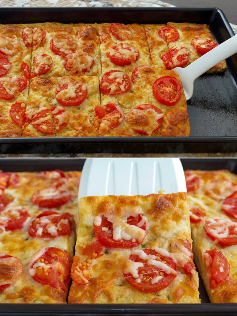 La mia nuova ossessione, questa pizza mi ha cambiato la dieta: è senza farina, anche una sola fetta già ti sazia, non gonfia e ha solo 140 Kcal!