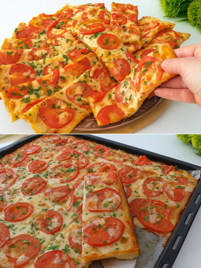 La pizza senza impasto che ha fatto felici tutti a casa: soffice dentro, croccante fuori, la più buona e semplice che abbia mai fatto!