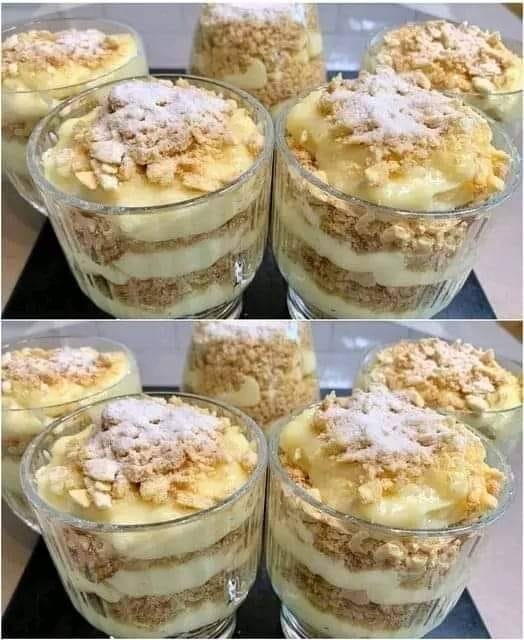 Quando mi sento pigra, preparo sempre questo dessert: "Napoleone al bicchiere". È una delizia da leccarsi i baffi e sparisce in due minuti.