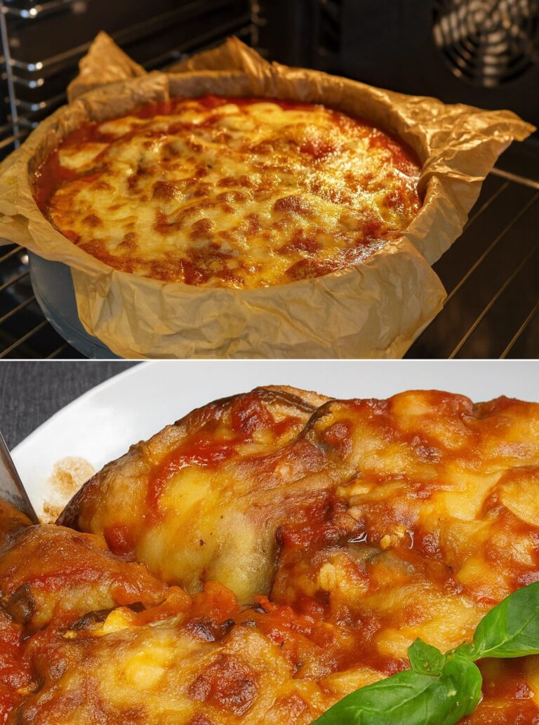 Così buona che la preparo anche d’inverno: torta di melanzane alla parmigiana pronta in forno in pochi minuti (e buona anche a dieta!)