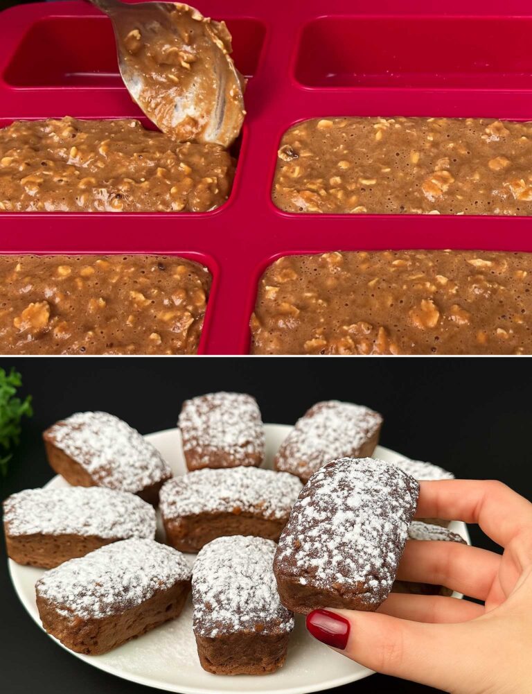 Sì, sono muffin… ma non fanno ingrassare! Avena, banane e noci per una colazione sana e che sazia davvero!