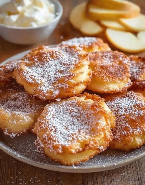 Frittelle di mele della nonna, preparate in 3 minuti