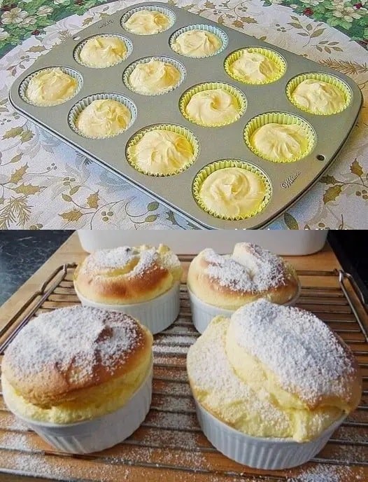 Muffin al quark in pochi minuti con 1 bustina di budino alla vaniglia in polvere