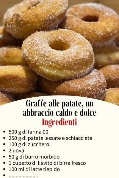 Graffe alle patate Ingredienti