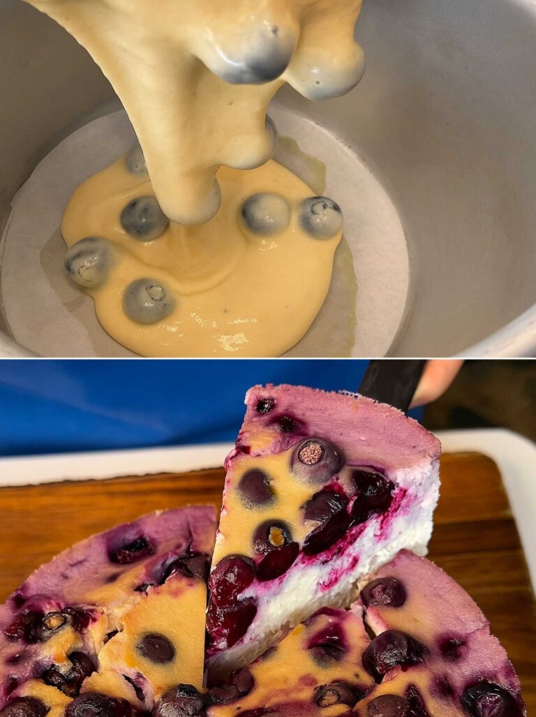 Dolce, soffice e con solo 130 kcal: questa torta allo yogurt e mirtilli è ricca di proteine e fibre, non fa ingrassare ed è perfetta dopo l’allenamento!