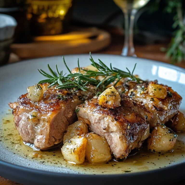 Puntine di Maiale alla Toscana – Costine cotte con rosmarino, aglio, vino bianco