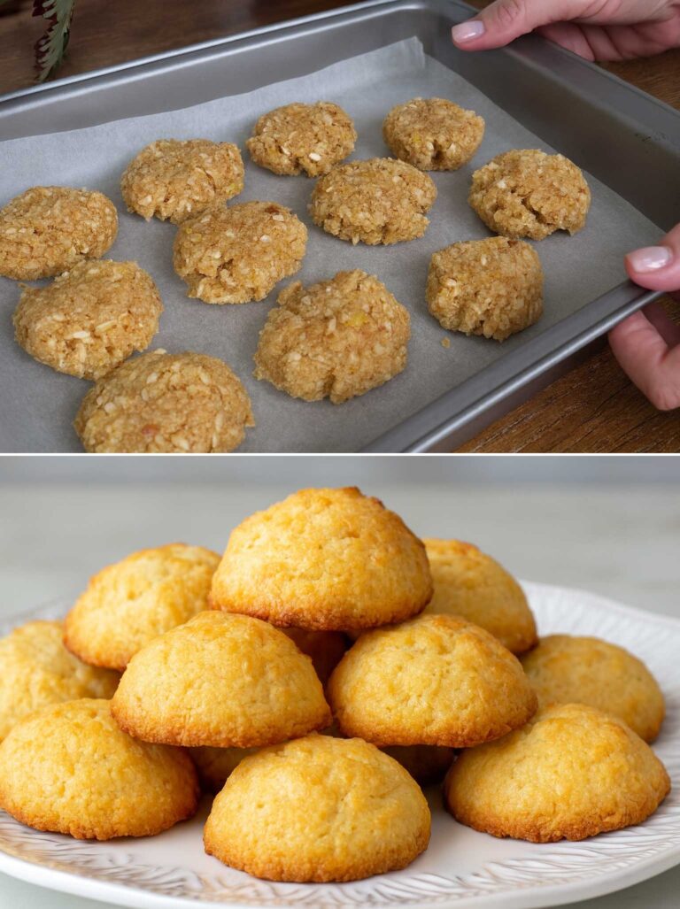 Sono il mio dolcetto salva-dieta: croccanti fuori, morbidi dentro e senza zucchero — biscotti al cocco e limone senza carboidrati!