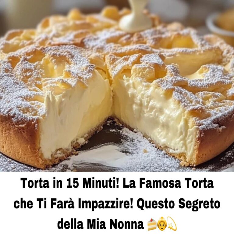 Torta in 15 Minuti! La Famosa Torta che Ti Farà Impazzire! Questo Segreto della Mia Nonna