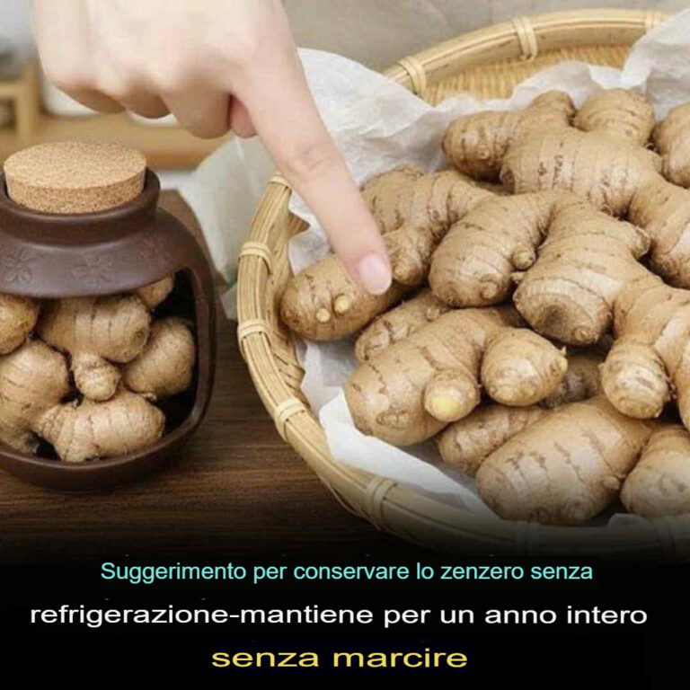 Come conservare lo zenzero fresco fino a un anno, senza bisogno del frigorifero!