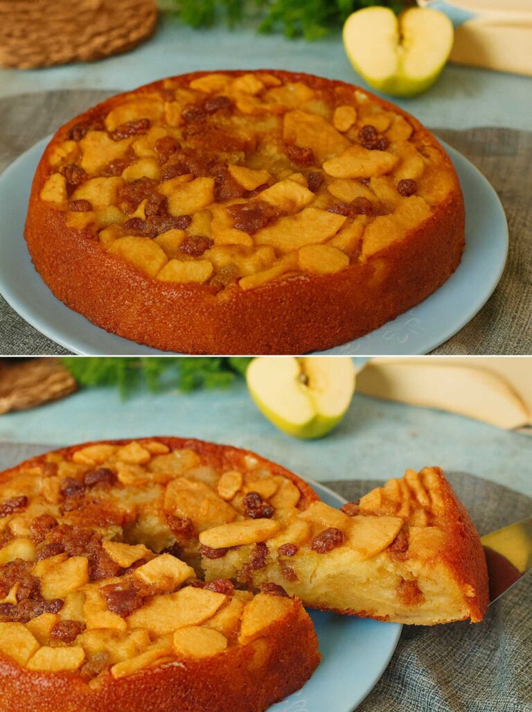La Torta di Sant’Orfeo, quella che preparo ogni autunno: dolce, umida e piena di mele e pere — ma con metà calorie e lo stesso sapore!