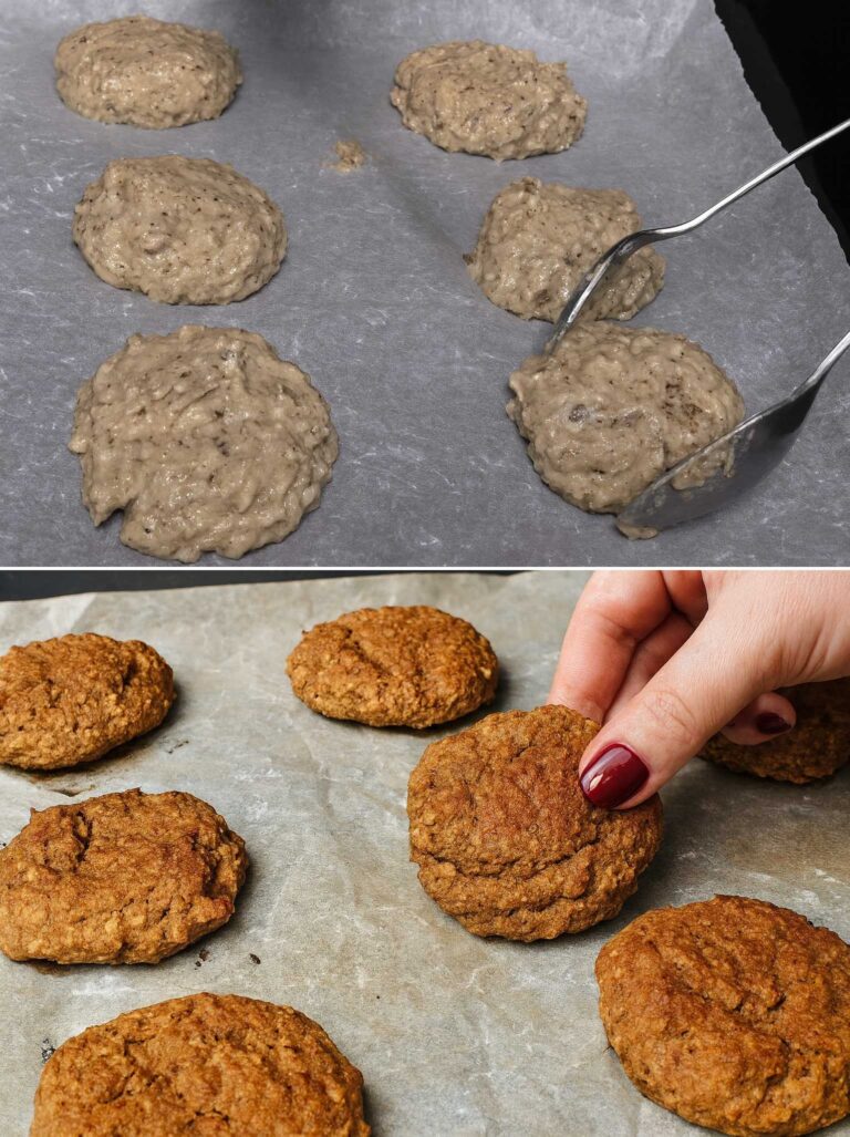 Quando voglio restare leggera preparo solo loro: biscotti senza zucchero e farina, ma super golosi!