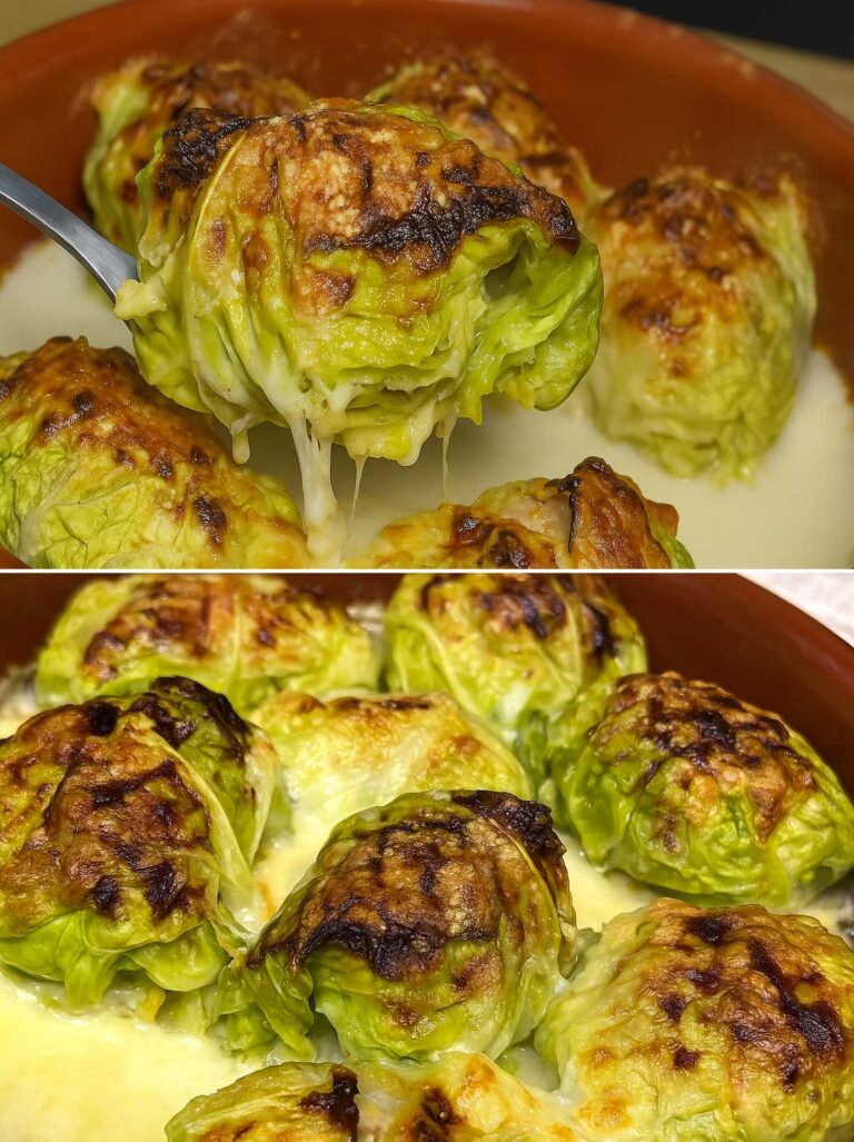 Altro che polpette! Croccanti fuori e filanti dentro: involtini di verza al forno, ricchi di fibre e proteine, perfetti anche a dieta!