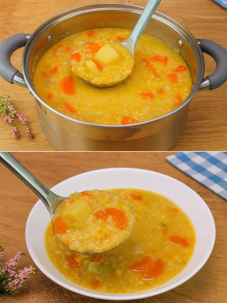 Quando ho bisogno di depurarmi e perdere quei due chili presi nelle feste, questa zuppa di verdure è la mia salvezza: calda, confortante e con appena 290 calorie.